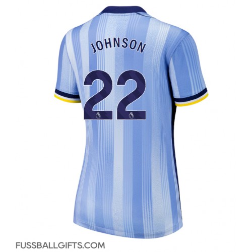 Tottenham Hotspur Brennan Johnson #22 Fußballbekleidung Auswärtstrikot Damen 2024-25 Kurzarm